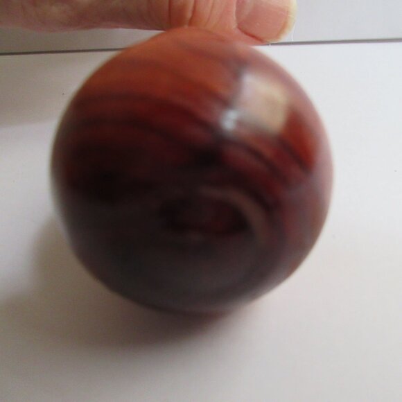 Hand Made Turned Wood Snowman Christmas Ornament 3.5” Tall - Picture 9 of 9